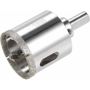 Linghhang - Diamond Glass Hole Saw Drill Bit with Center Pilot Tip for Glass, Ceramic Tile 40mm