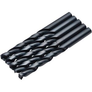 Draper HSS Drill Bit Set – 10.0mm Diameter, 5-Piece Pack, Black High-Speed Steel Drill Bits