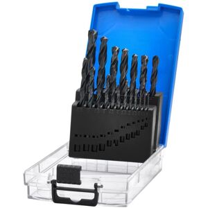 Draper HSS Drill Bit Set – 19-Piece High-Speed Steel Black Drill Bit Kit for Metal and Woodworking