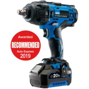 Draper Tools - Draper Storm Force&174 20V 1/2' Mid-Torque Impact Wrench with 1 x 4Ah Battery and Charger (400Nm) (43785)