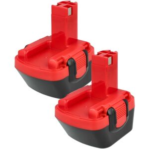 Extensilo - 2x Battery compatible with Cyklop CLT100, cht 300, CMT200 Power Tools (3300 mAh, NiMH, 12 v)