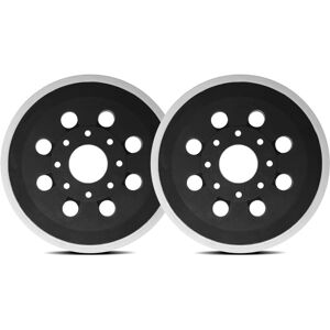Linghhang - Holes Sanding Pad: 2 Pieces Hook and Loop Sanding Pad, 125 mm Compatible Sanding Pad, 8 Holes Sanding Pad for Bosch pex 220 a gex 125-1