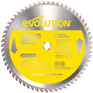 Evolution Power Tools Stainless Steel Cutting Chop Saw Blade 355 x 25.4mm x 90T