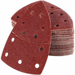 CYSLMUK Pack of 60 Sanding Triangles, Sanding Paper for Bosch psm 100A, psm 160, psm 200 aes, psm 18, pda 180, psm 160 a/psm 80/PRIO, 105 mm x 152 mm,, Grit