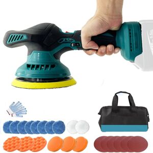 TEETOK Polisher,21V 6 inch Cordless Car Polisher Buffer Sander 6-Speed Polishing machine,Electric Power Cleaner +Pads accessory ,Body Only (No Battery)