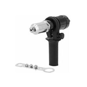 Riveter Adapter, Rivet Gun Adapter Kit for Cordless Electric Drill, Electric Rivet Gun Riveting Tool