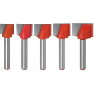 YMYNY Router Bit Set with 6mm Shank, Straight Groove Cutter, Router Bit for Hard Surfaces, Wood Planer Cutter, Woodworking Tool, Router Bit for Carpentry