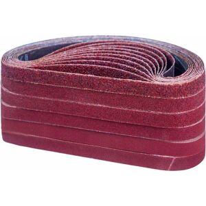 Linghhang - 60pcs Sanding Belts 13 x 457mm, Sanding Belts Set (10 x Grit 40/60/80/120/180/240 Each) for Belt Sanders, Compatible with Black&Decker