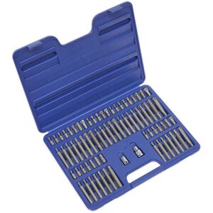 Sealey - AK21974 Premier TRX-Star/Security TRX-Star/Hex/Ribe/Spline Bit Set 3/8'' & 1/2''Sq Drive 74pc