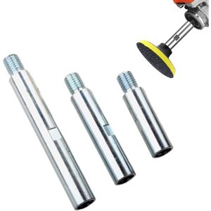 SOLLBRY 3Pcs M14 Stainless Steel Angle Grinder Extension Rod, Angle Grinder Extension Link Bar for Polishing Machines Cars Buffing Pads 75mm/100mm/140mm