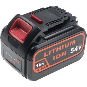 Vhbw - Battery compatible with DeWalt DCD780, DCD780B, DCD780C2, DCD780L2, DCD785 Electric Power Tools (4500 mAh, Li-Ion, 18 v / 54 v)