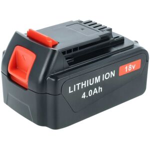 vhbw Battery Replacement for Black & Decker BL1518-XJ, BL2018-XJ, BL3018, BL3020 for Electric Power Tools (4000 mAh, Li-Ion, 18 V)