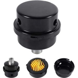 MCBOSON 1 Piece 3/8" 16MM Air Compressor Filter Silencer Metal Air Filter for Air Compressor Boilers Black MCBOSON 1 Piece 3/8" 16MM Air Compressor Filter Silencer Metal Air Filter for Air Compressor Boilers Black