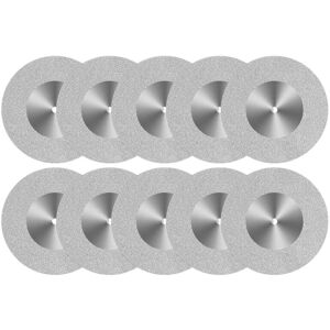 Tlily - 10 Pcs Glass Cutting Disc 60mm Diamond Wheel Cut Off Wheels for Rotary Tool Drill Attachment Polishing Tiles Tlily - 10 Pcs Glass Cutting Disc 60mm Diamond Wheel Cut Off Wheels for Rotary Tool Drill Attachment Polishing Tiles