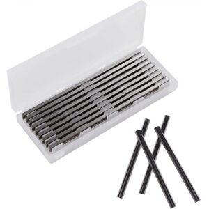 COOCHEER 10-piece set of electric planer blades, 82 mm planer blades, suitable for Bosch HSS planer blades (82 x 5.5 x 1.2 mm), for planers from Makita, Black COOCHEER 10-piece set of electric planer blades, 82 mm planer blades, suitable for Bosch HSS planer blades (82 x 5.5 x 1.2 mm), for planers from Makita, Black