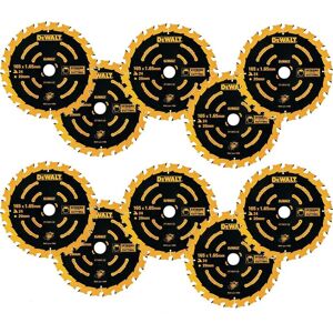 Dewalt - 10 x DT10624 Circular Saw Blades 165 x 20 x 24T Extreme Framing DCS391 Dewalt - 10 x DT10624 Circular Saw Blades 165 x 20 x 24T Extreme Framing DCS391