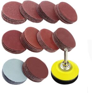 100 Abrasive Discs 50mm Sanding/Polishing Discs + 1 Sanding/Polishing Pad for Drill Sandpaper Grit 80 120 180 240 400 600 800 1200 2000 100 Abrasive Discs 50mm Sanding/Polishing Discs + 1 Sanding/Polishing Pad for Drill Sandpaper Grit 80 120 180 240 400 600 800 1200 2000