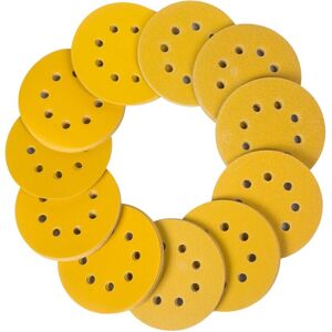 IKODM 100 Pcs 125mm Sanding Discs with 60 80 120 150 220 Grits 8 Holes Assorted for Random Orbital Sander IKODM 100 Pcs 125mm Sanding Discs with 60 80 120 150 220 Grits 8 Holes Assorted for Random Orbital Sander