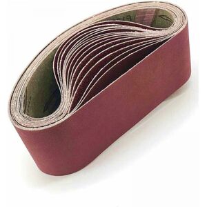 CYSLMUK 100 x 915mm Assorted Sanding Belt for Belt Sander - Pack of 5 (1 x 80/120/150/240/400 Grit Each) CYSLMUK 100 x 915mm Assorted Sanding Belt for Belt Sander - Pack of 5 (1 x 80/120/150/240/400 Grit Each)