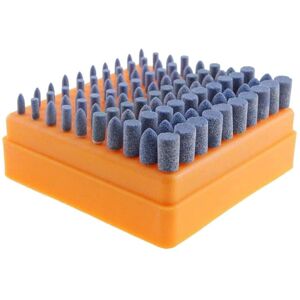 Tlily - 100Pc of 3MM Pole 4-10mm Blue Polishing Grinding Head Abrasive Mounted Stone Drill Bit Set for Engraving Cutting Buffing Tlily - 100Pc of 3MM Pole 4-10mm Blue Polishing Grinding Head Abrasive Mounted Stone Drill Bit Set for Engraving Cutting Buffing