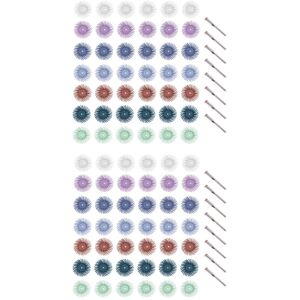 Tlily - 100Pcs 1 Inch Radial Bristle Disc Kit Abrasive Brush 3mm Shank Detail Polishing Wheel for Rotary Tool Accessories Tlily - 100Pcs 1 Inch Radial Bristle Disc Kit Abrasive Brush 3mm Shank Detail Polishing Wheel for Rotary Tool Accessories