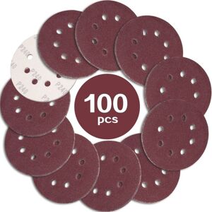 BEIJIYI 100pcs 125mm 240 Grit Sanding Discs 8 Hole Sandpaper Discs Ideal for Sanding/Polishing for Orbital Sander BEIJIYI 100pcs 125mm 240 Grit Sanding Discs 8 Hole Sandpaper Discs Ideal for Sanding/Polishing for Orbital Sander