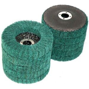 TLILY 10Pcs Nylon Fiber Buffing Wheel Scouring Pad Flap Polishing Disc for Angle Grinder Green 100X16mm TLILY 10Pcs Nylon Fiber Buffing Wheel Scouring Pad Flap Polishing Disc for Angle Grinder Green 100X16mm