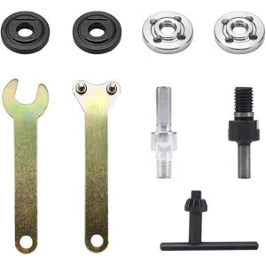 SNQ 11 Pieces M6/10 Angle Grinder Connecting Rod, Drill Chuck Adapter, Chainsaw Chuck Adapter, for Metal Cutting, Tile Cutting, Grinding SNQ 11 Pieces M6/10 Angle Grinder Connecting Rod, Drill Chuck Adapter, Chainsaw Chuck Adapter, for Metal Cutting, Tile Cutting, Grinding