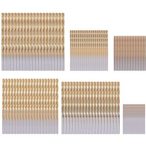 TLILY 120 Pcs Titanium Drill Bit Set HSS Bits for Metal, Steel, Wood, Plastic, Copper, Aluminum Alloy, 1mm to 3.5mm TLILY 120 Pcs Titanium Drill Bit Set HSS Bits for Metal, Steel, Wood, Plastic, Copper, Aluminum Alloy, 1mm to 3.5mm