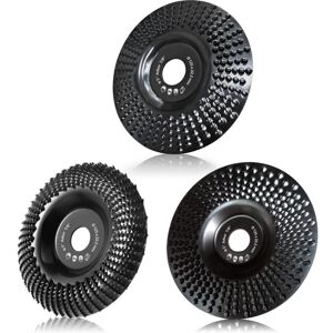 WOIYIC 125mm Wood Grinder Disc, 3 Pieces Grinding Discs for Shaping, Grinding and Cutting. Wheels for Angle Grinder- WOIYIC 125mm Wood Grinder Disc, 3 Pieces Grinding Discs for Shaping, Grinding and Cutting. Wheels for Angle Grinder-