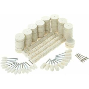 Soleil - 129pcs Abrasive Polishing Wheel Polishing Tools Wool Felt Metal Surface Polishing Accessories for Dremel Rotary Tool Soleil - 129pcs Abrasive Polishing Wheel Polishing Tools Wool Felt Metal Surface Polishing Accessories for Dremel Rotary Tool