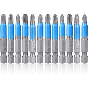 CSPARKV 12Pcs Magnetic Cross Head Screwdriver Bits Non-Slip Phillips Screwdriver Bit 50mm Hex Shank Magnetic Screw Driver Bit PH1 PH2 PH3 PZ1 PZ2 PZ3 for CSPARKV 12Pcs Magnetic Cross Head Screwdriver Bits Non-Slip Phillips Screwdriver Bit 50mm Hex Shank Magnetic Screw Driver Bit PH1 PH2 PH3 PZ1 PZ2 PZ3 for