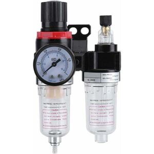 TEHTUY 1/4" air filter regulator, water pressure regulator, oil moisture trap for compressors and pneumatic tools TEHTUY 1/4" air filter regulator, water pressure regulator, oil moisture trap for compressors and pneumatic tools