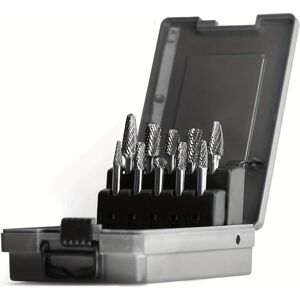 TLILY 1/4 Carbide Burr Kit Shank Die Grinding Bit Drill for Metal Rotary Tool File Welding Wood Stone Deburring TLILY 1/4 Carbide Burr Kit Shank Die Grinding Bit Drill for Metal Rotary Tool File Welding Wood Stone Deburring