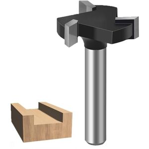 LINGHHANG 1/4 Shank CNC Spoilboard End Mill Surface Milling Cutter,Tungsten Carbide Router Bits for Woodworking LINGHHANG 1/4 Shank CNC Spoilboard End Mill Surface Milling Cutter,Tungsten Carbide Router Bits for Woodworking