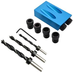 Linghhang - 14pcs Oblique Hole Jig with 15° Drill Bits Woodworker Positioner,Pocket Hole Jig,Woodworking Corner Drill Guide with 6/8/10mm Hole Adapter Linghhang - 14pcs Oblique Hole Jig with 15° Drill Bits Woodworker Positioner,Pocket Hole Jig,Woodworking Corner Drill Guide with 6/8/10mm Hole Adapter