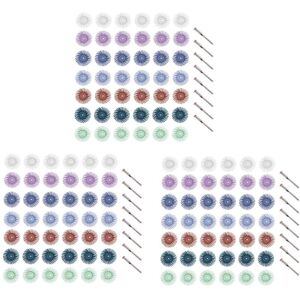 TLILY 150Pcs 1 Inch Radial Bristle Disc Kit Abrasive Brush 3mm Shank Detail Polishing Wheel for Rotary Tool Accessories TLILY 150Pcs 1 Inch Radial Bristle Disc Kit Abrasive Brush 3mm Shank Detail Polishing Wheel for Rotary Tool Accessories