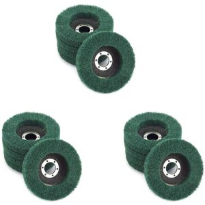 Tlily - 15Pcs Nylon Fiber Flap Wheels Polishing Wheel Scouring Pad Grinding Disc for Angle Grinder Metal Polisher Tlily - 15Pcs Nylon Fiber Flap Wheels Polishing Wheel Scouring Pad Grinding Disc for Angle Grinder Metal Polisher