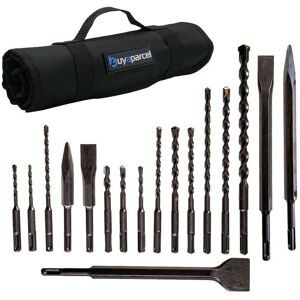 Buyaparcel - 17 Piece sds Plus Drill Bit Set Bullet Cold Flat Chisel Set Tool Roll Fit Makita Buyaparcel - 17 Piece sds Plus Drill Bit Set Bullet Cold Flat Chisel Set Tool Roll Fit Makita