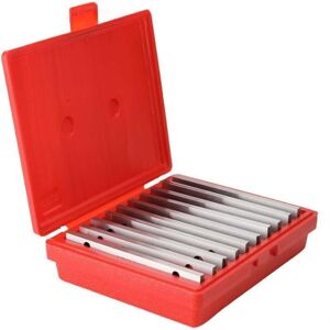 SNQ 1/8" Parallel Gauge Block Set, 10 Pairs, Steel Parallel Gauge Block Kit, Milling, Machinist's Lathe Tools for Construction Surveying SNQ 1/8" Parallel Gauge Block Set, 10 Pairs, Steel Parallel Gauge Block Kit, Milling, Machinist's Lathe Tools for Construction Surveying