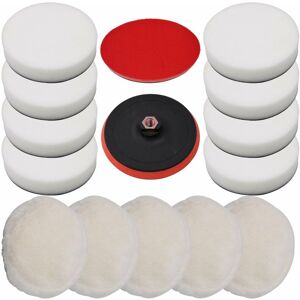 14 Piece Polishing Pad Set 180 mm Vidaxl 14 Piece Polishing Pad Set 180 mm Vidaxl