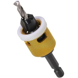 Tlily - 1/8X3/8inch Carbide Tipped Countersink Drill Bits with Low Friction Depth Stop,1/4inch Hex Shank Tlily - 1/8X3/8inch Carbide Tipped Countersink Drill Bits with Low Friction Depth Stop,1/4inch Hex Shank