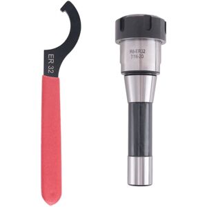 Tlily - 1PC 6.3 inch R8-ER32 7/16 Collet Chuck Holder cnc Milling Lathe R8 Spindle Tool Tlily - 1PC 6.3 inch R8-ER32 7/16 Collet Chuck Holder cnc Milling Lathe R8 Spindle Tool