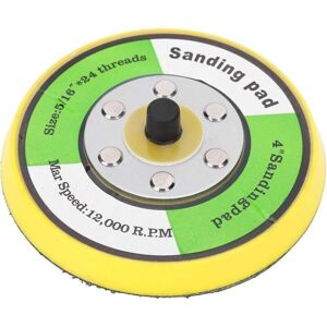 TEHTUY 1pc Sanding and Backing Pad, Polishing Pad for 4-inch Round Sander Backing, 5/16" Shaft with 24 Threaded Supports, for Sanding, Finishing, Polishing, TEHTUY 1pc Sanding and Backing Pad, Polishing Pad for 4-inch Round Sander Backing, 5/16" Shaft with 24 Threaded Supports, for Sanding, Finishing, Polishing,