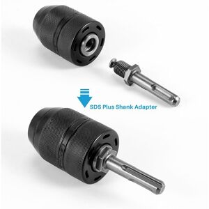 TLILY 2-13MM Keyless Drill Chuck with sds Plus Shank Adaptor,1/2-20UNF Impact Drilling Change Adapter Converter Tool TLILY 2-13MM Keyless Drill Chuck with sds Plus Shank Adaptor,1/2-20UNF Impact Drilling Change Adapter Converter Tool