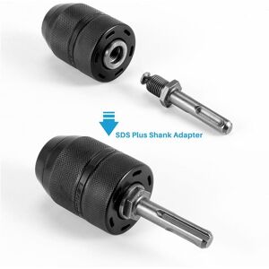 Tlily - 2-13MM Keyless Drill Chuck with sds Plus Shank Adaptor,1/2-20UNF Impact Drilling Change Adapter Converter Tool Tlily - 2-13MM Keyless Drill Chuck with sds Plus Shank Adaptor,1/2-20UNF Impact Drilling Change Adapter Converter Tool