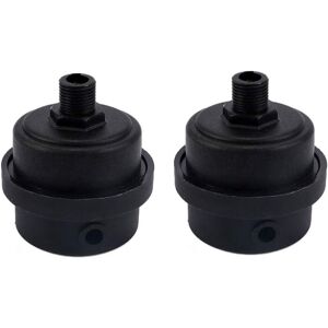 MEMKEY 2 pieces air compressor silencer filter made of plastic with 1/4 inch pt 12 mm filter element MEMKEY 2 pieces air compressor silencer filter made of plastic with 1/4 inch pt 12 mm filter element