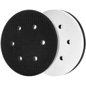 MCBOSON 2 Pieces 150mm Soft Sanding Pad, Soft Foam Interface for Sanding and Polishing Pad, Noise Protection (8 holes) MCBOSON 2 Pieces 150mm Soft Sanding Pad, Soft Foam Interface for Sanding and Polishing Pad, Noise Protection (8 holes)