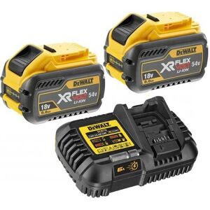 Dewalt - 2 x DCB547 18v / 54v xr Flexvolt 9.0ah Battery + DCB116 Fast Charger Dewalt - 2 x DCB547 18v / 54v xr Flexvolt 9.0ah Battery + DCB116 Fast Charger