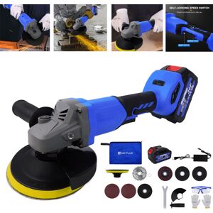 Dayplus - 2023 Cordless Angle Grinder with Battery & Charger & Disc Kit Power 1600W Sander Dayplus - 2023 Cordless Angle Grinder with Battery & Charger & Disc Kit Power 1600W Sander